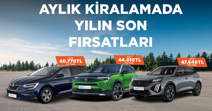 Aylık Kiralamada Yılın Son Fırsatları